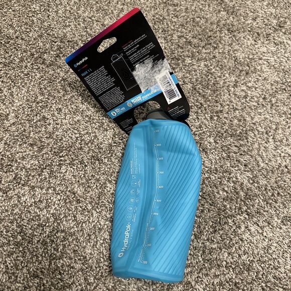 HydraPak Flux - Collapsible Backpacking Water Bottle 1L/32oz - Picture 2 of 4